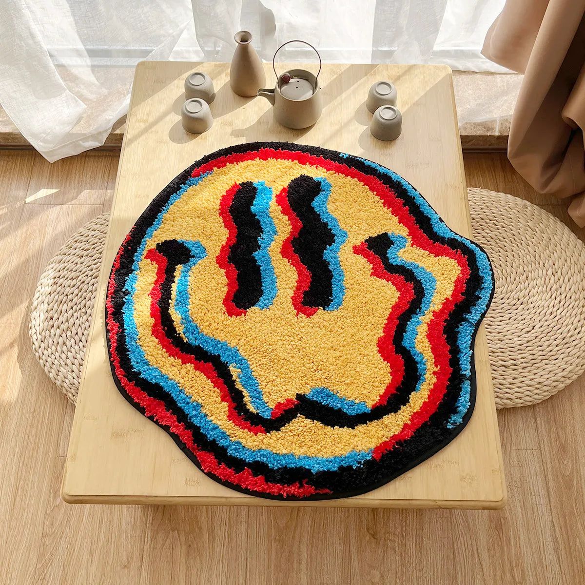 Trippy Smiling Rug