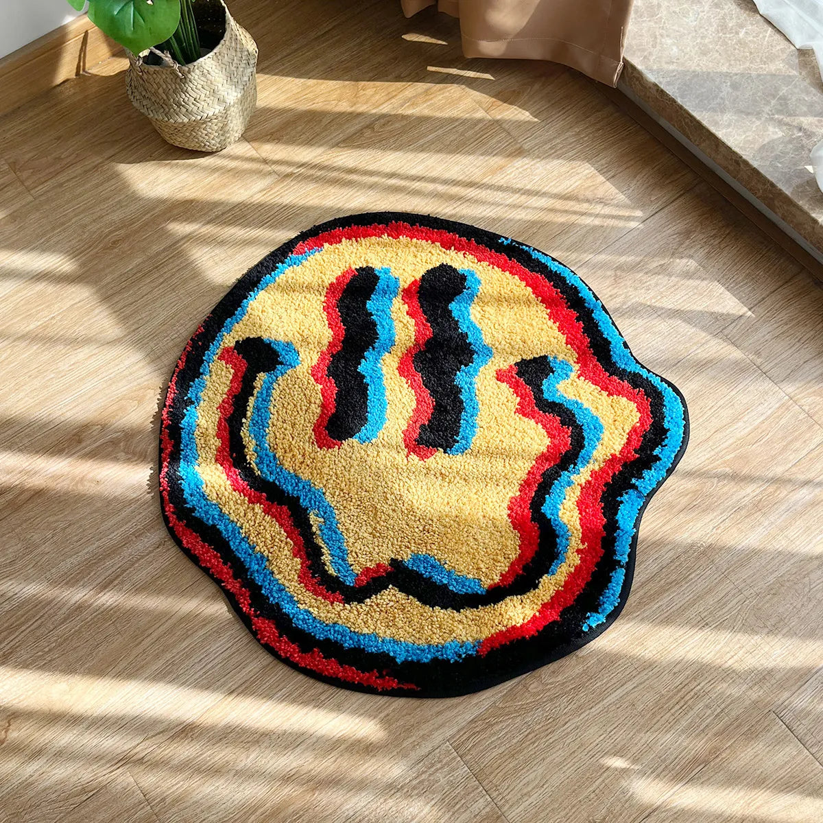 Trippy Smiling Rug